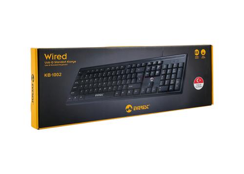 En ucuz EVEREST KB-1002 Siyah USB Q Standart Klavye